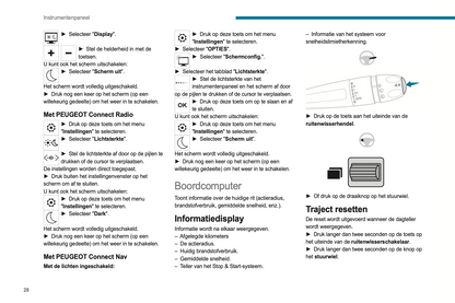 2021-2022 Peugeot Rifter/e-Rifter/Partner/e-Partner Owner's Manual | Dutch