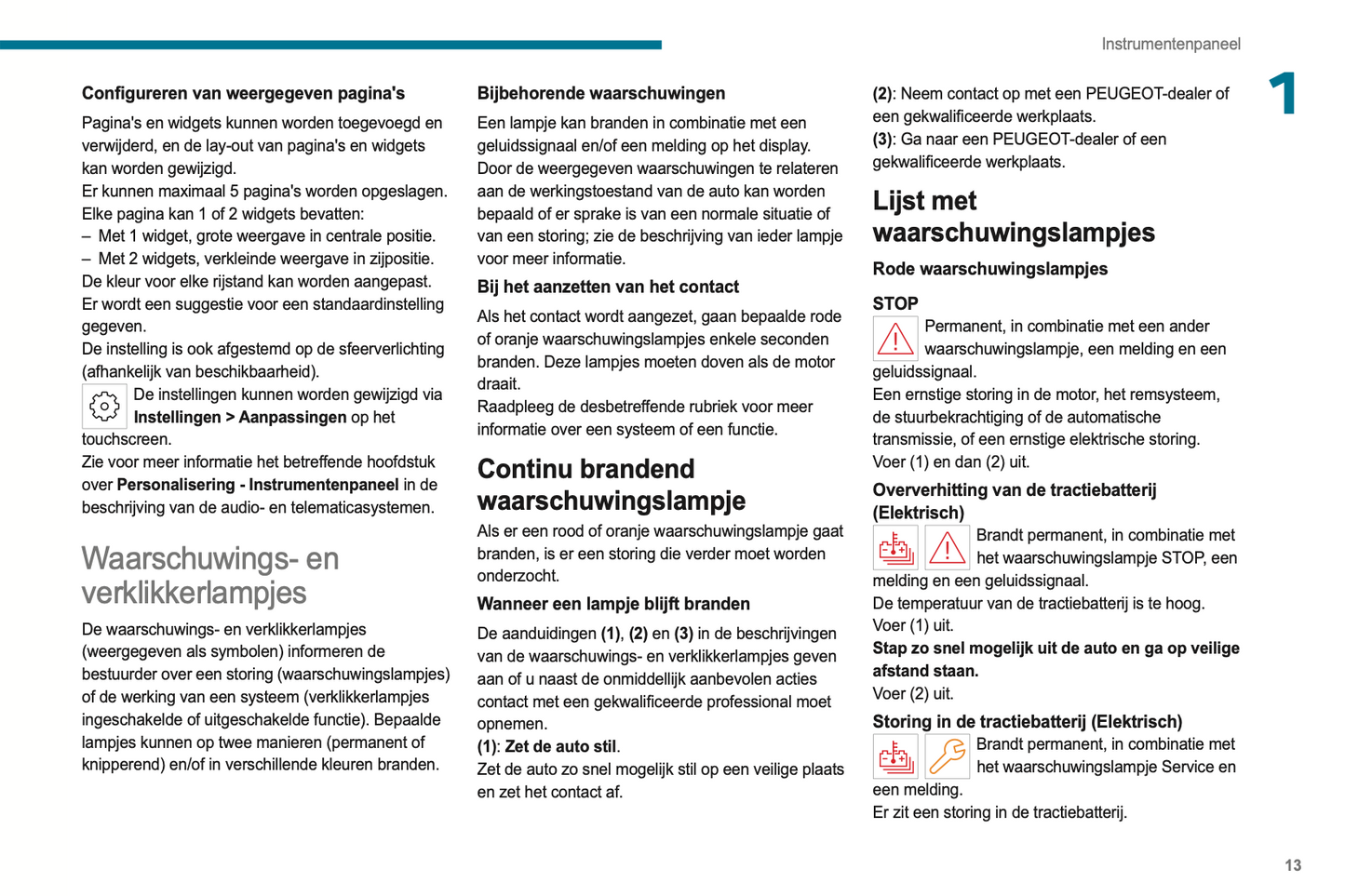 2024 Peugeot Rifter/e-Rifter/Partner/e-Partner Owner's Manual | Dutch