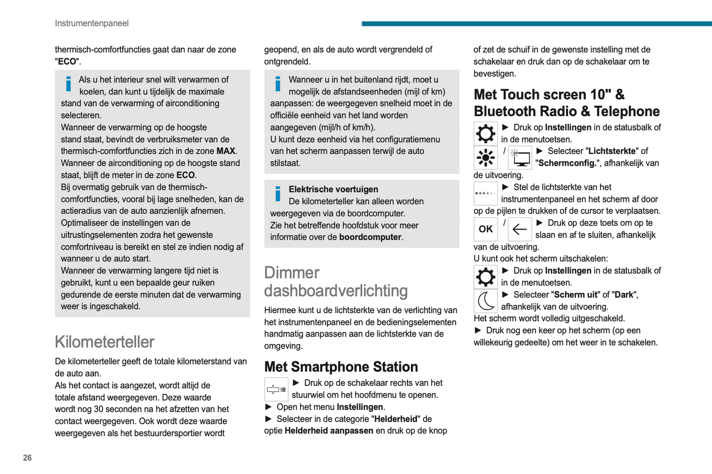 2024 Peugeot Rifter/e-Rifter/Partner/e-Partner Owner's Manual | Dutch