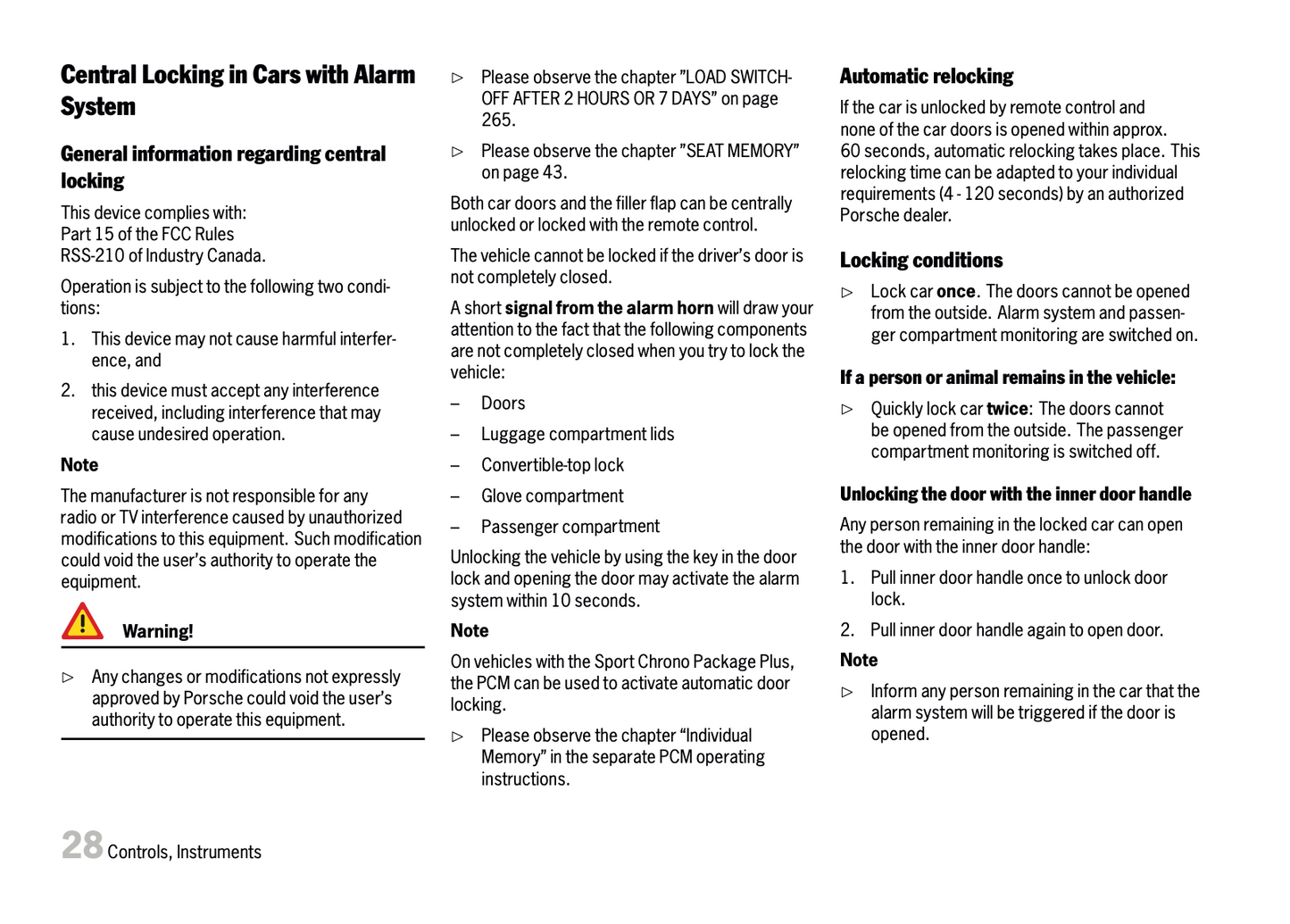 2008 Porsche Boxster S Owner's Manual | English