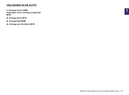 2024-2025 Renault 5 E-Tech Owner's Manual | Dutch