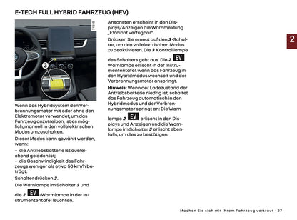 2025-2026 Renault Arkana Owner's Manual | German