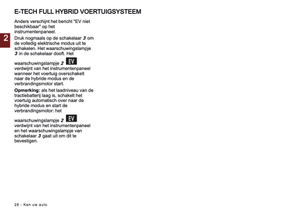 2024-2025 Renault Arkana Owner's Manual | Dutch