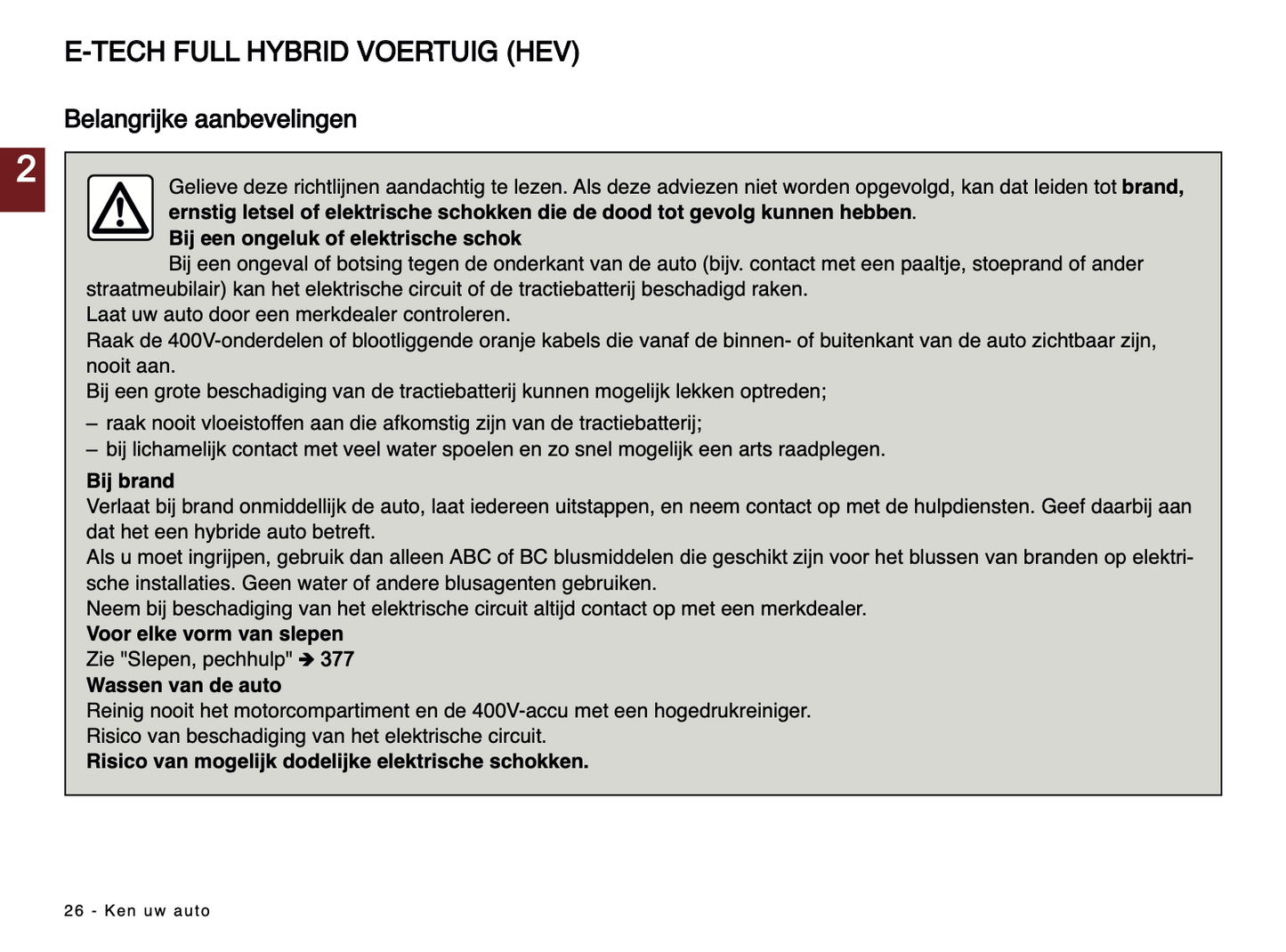 2024-2025 Renault Austral Owner's Manual | Dutch