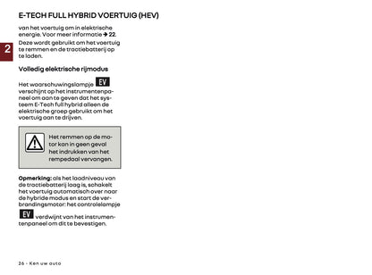 2025 Renault Austral Owner's Manual | Dutch