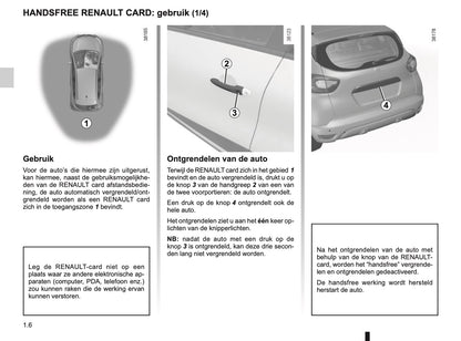 2016-2017 Renault Captur Owner's Manual | Dutch