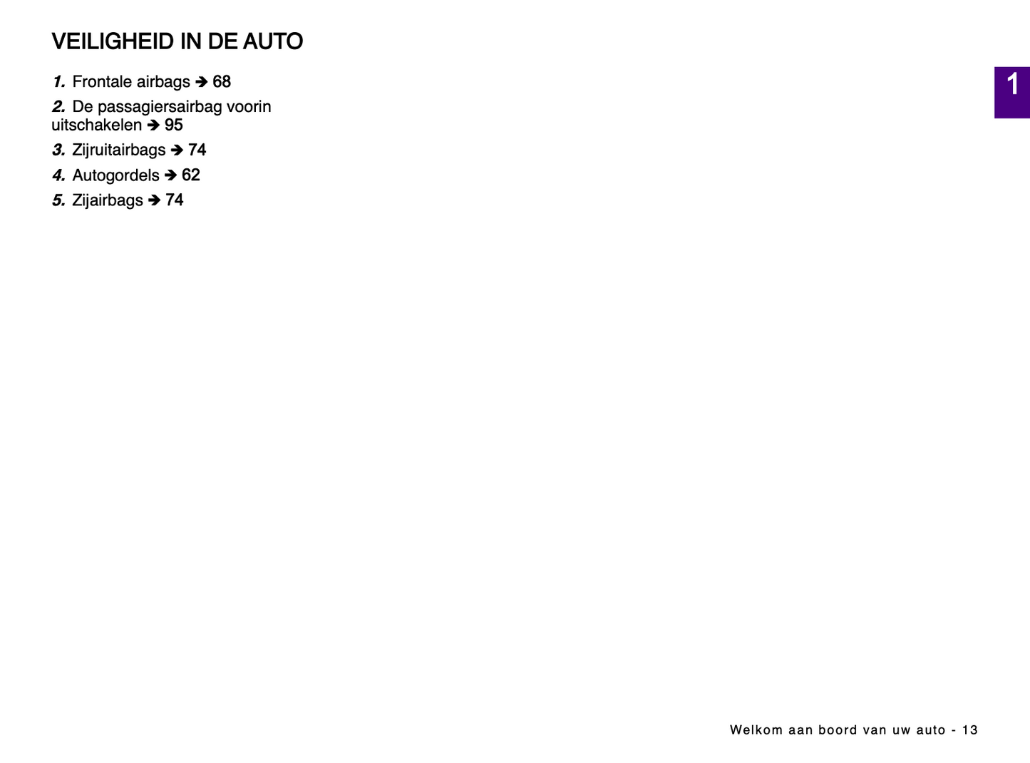 2024 Renault Captur Owner's Manual | Dutch