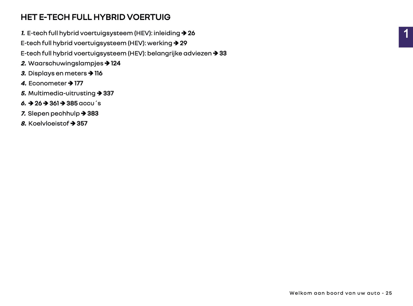 2026 Renault Clio Owner's Manual | Dutch