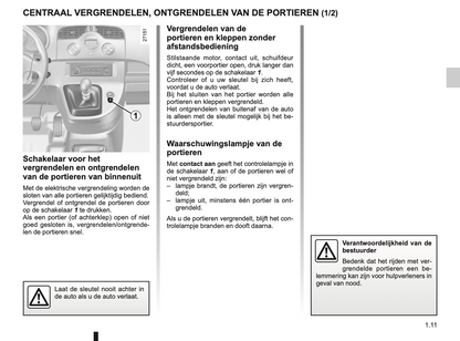 2012-2013 Renault Kangoo Owner's Manual | Dutch