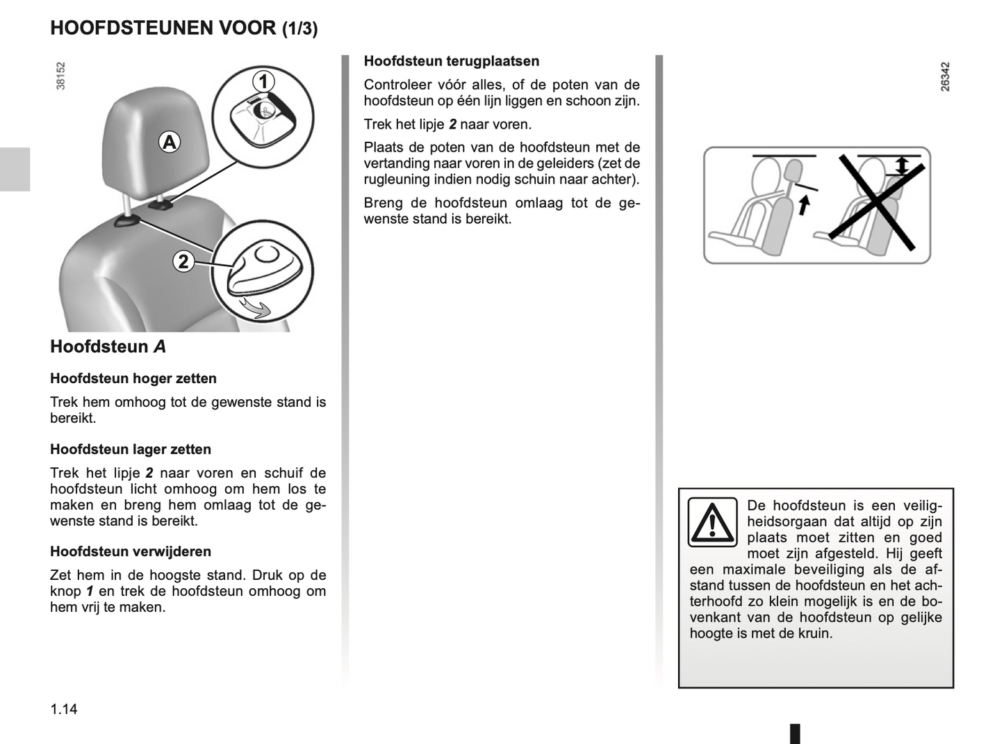 2012-2013 Renault Kangoo Owner's Manual | Dutch