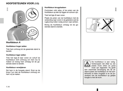 2012-2013 Renault Kangoo Owner's Manual | Dutch