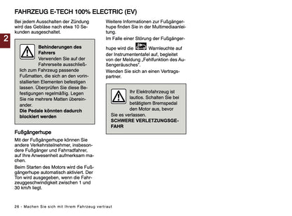 2024-2025 Renault Megane E-Tech Owner's Manual | German