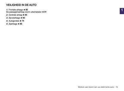 2023-2024 Renault Megane E-Tech Electric Owner's Manual | Dutch