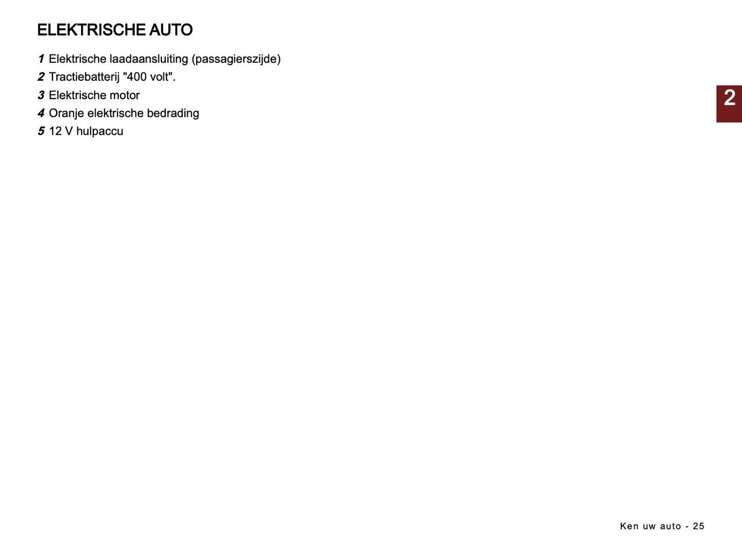 2023-2024 Renault Megane E-Tech Electric Owner's Manual | Dutch