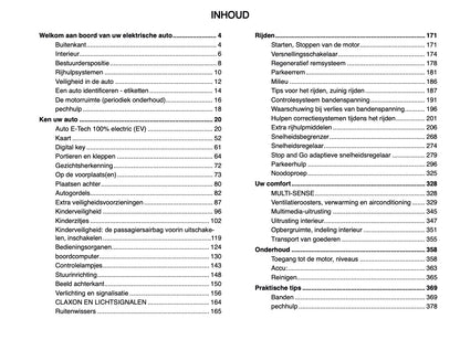 2024-2025 Renault Megane E-Tech Owner's Manual | Dutch