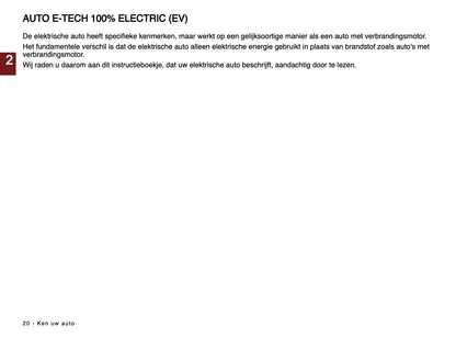 2024-2025 Renault Megane E-Tech Owner's Manual | Dutch