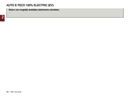 2024-2025 Renault Megane E-Tech Owner's Manual | Dutch