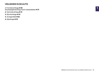 2025-2026 Renault Megane E-Tech Electric Owner's Manual | Dutch