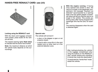 2015-2016 Renault Mégane Coupe Cabriolet Owner's Manual | English