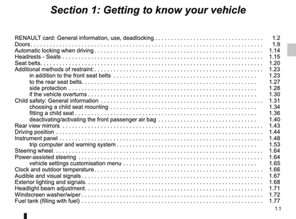 2015-2016 Renault Mégane Coupe Cabriolet Owner's Manual | English