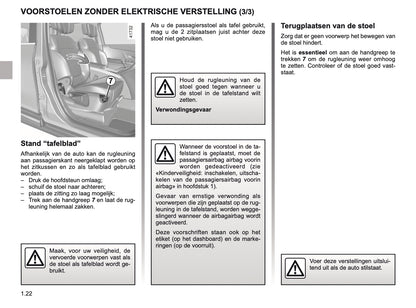 2018-2019 Renault Scenic/Grand Scenic Owner's Manual | Dutch