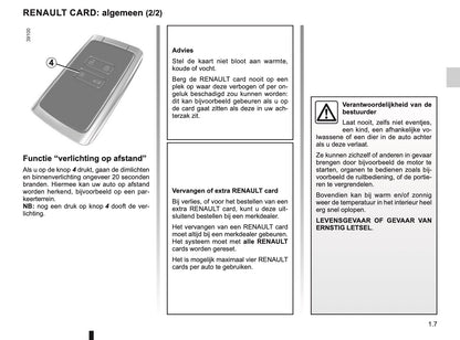 2019-2020 Renault Scenic/Grand Scenic Owner's Manual | Dutch