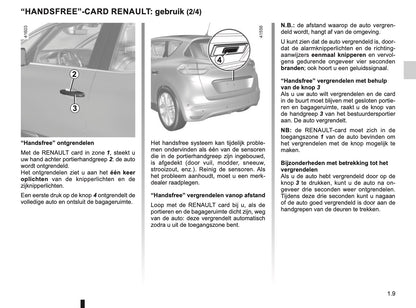 2019-2020 Renault Scenic/Grand Scenic Owner's Manual | Dutch