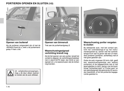2019-2020 Renault Scenic/Grand Scenic Owner's Manual | Dutch