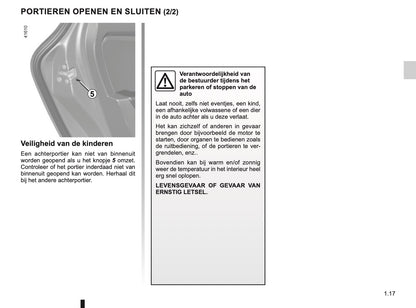 2019-2020 Renault Scenic/Grand Scenic Owner's Manual | Dutch