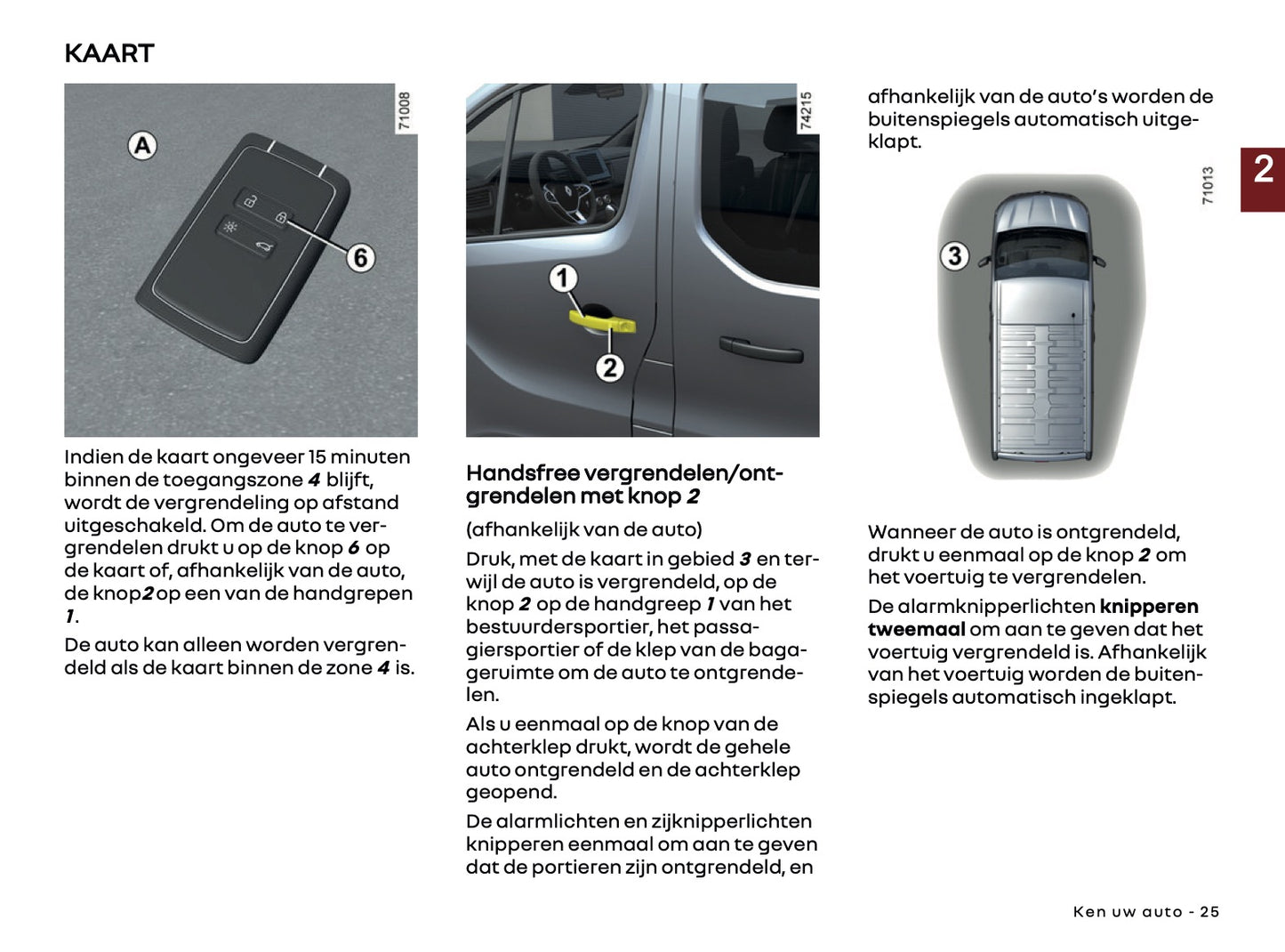 2025-2026 Renault Trafic Owner's Manual | Dutch