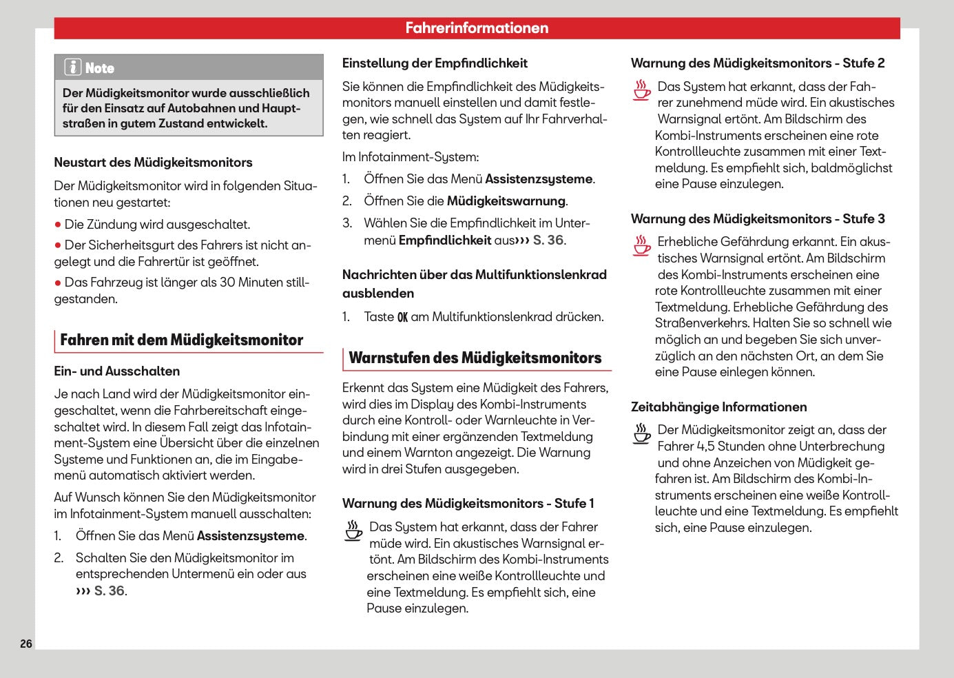 2026 Seat Arona Owner's Manual | German
