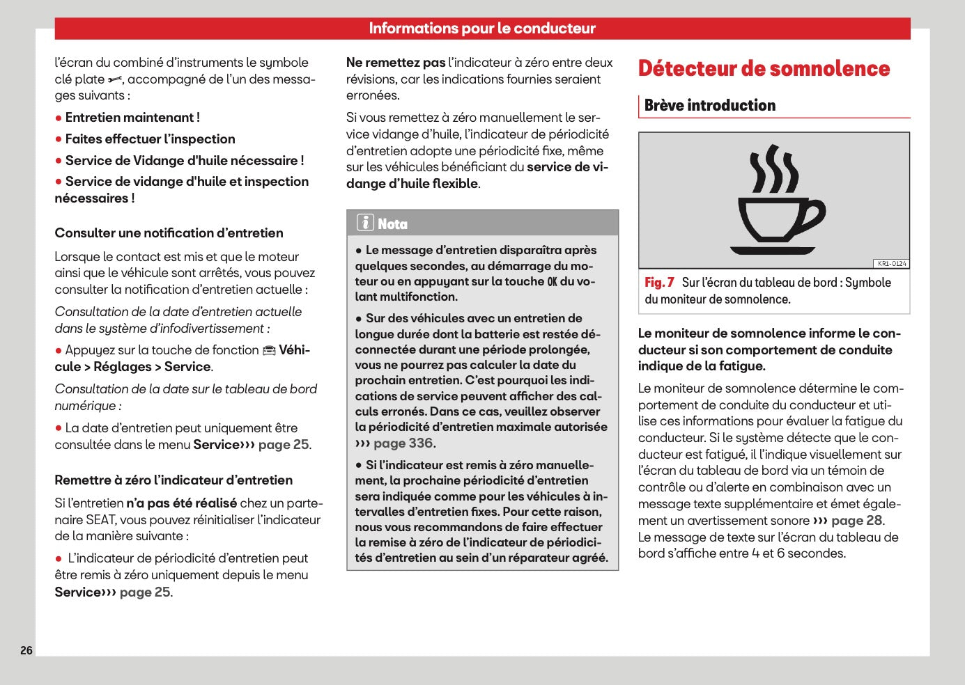 2026 Seat Arona Owner's Manual | French