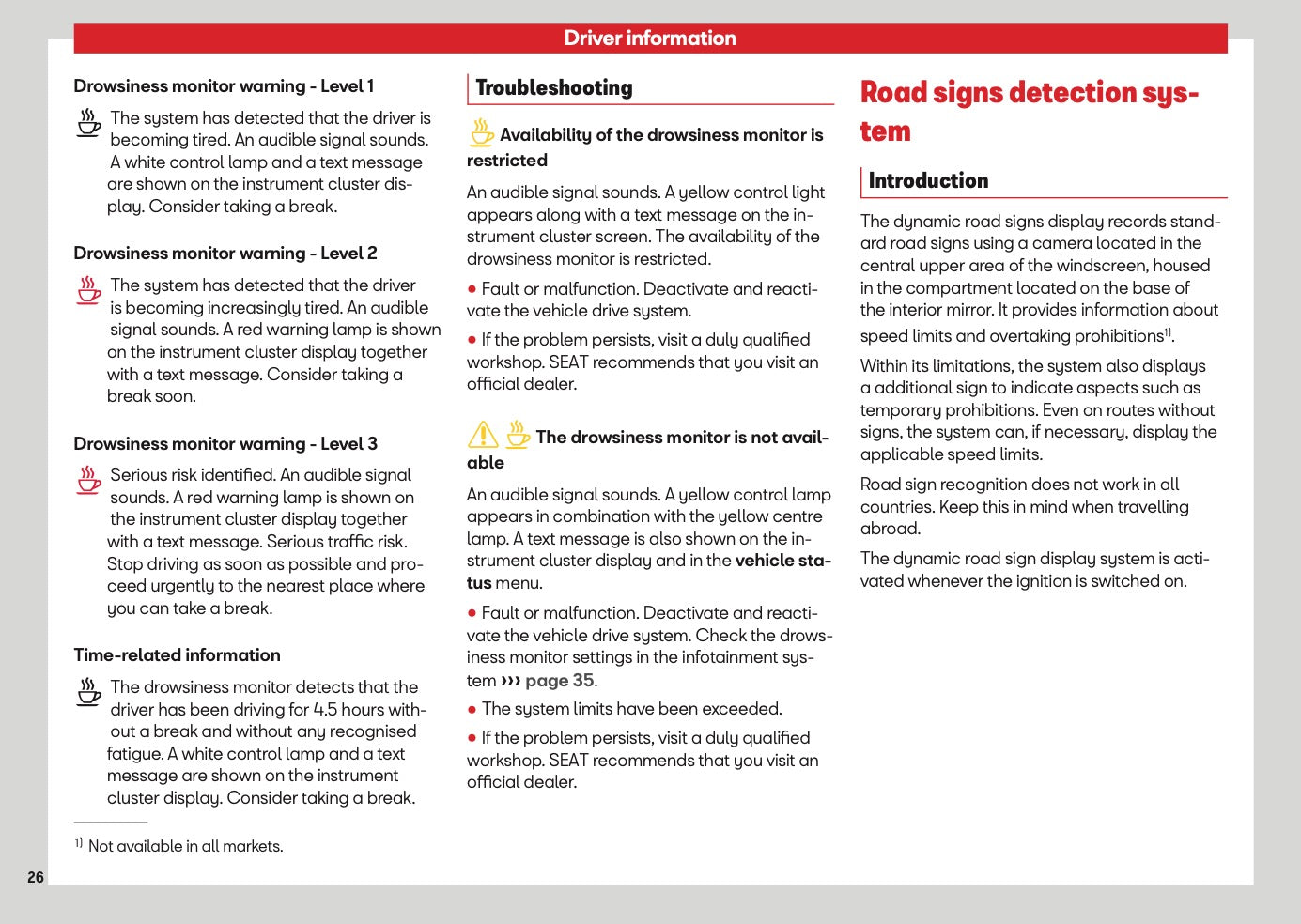 2026 Seat Arona Owner's Manual | English