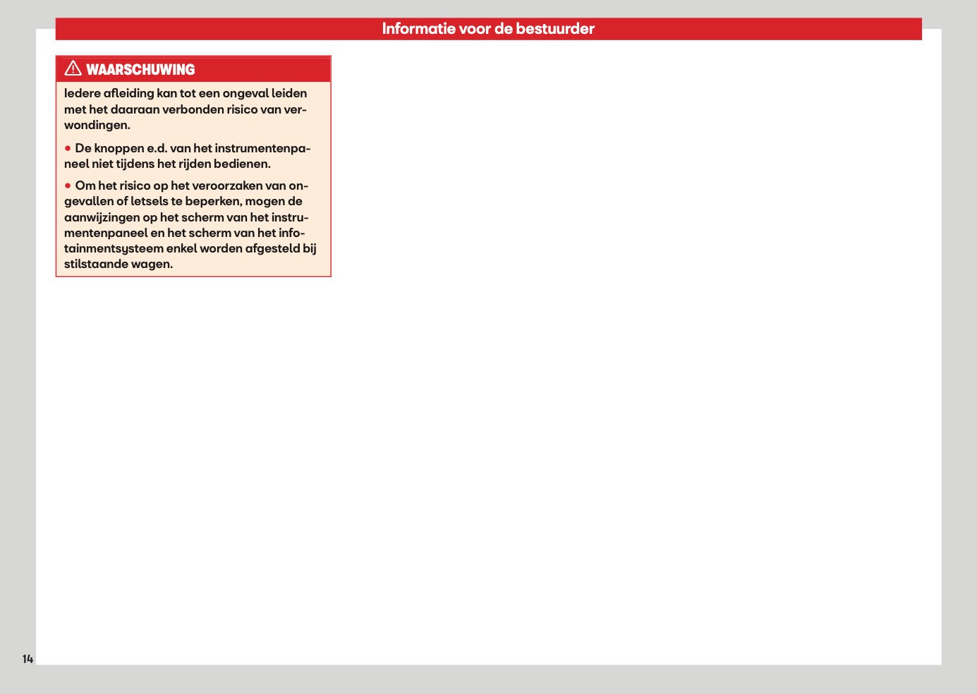 2026 Seat Arona Owner's Manual | Dutch