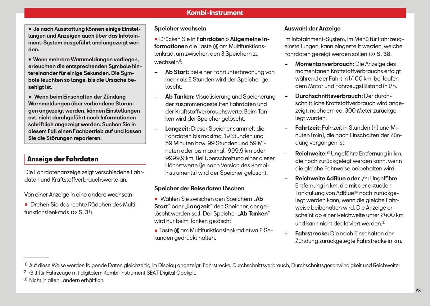 2026 Seat Ateca Owner's Manual | German