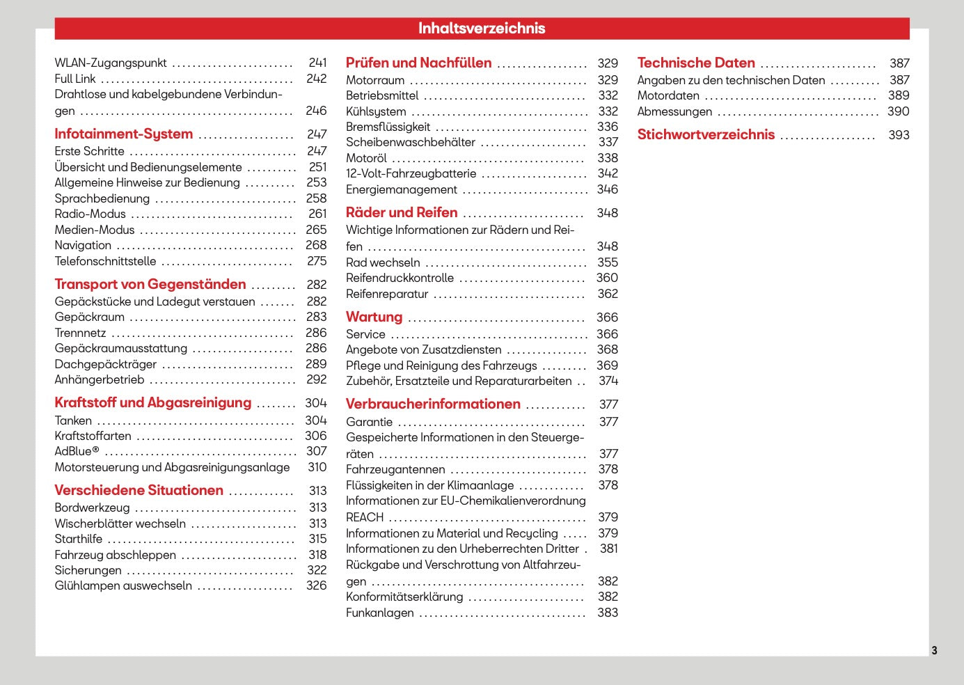 2026 Seat Ateca Owner's Manual | German