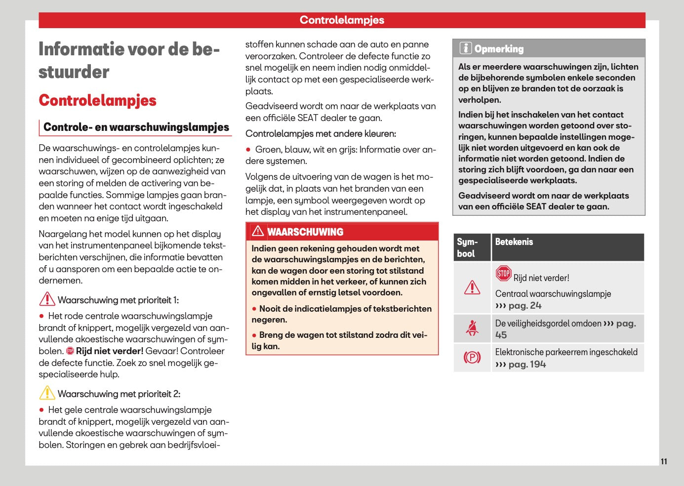 2026 Seat Ateca Owner's Manual | Dutch