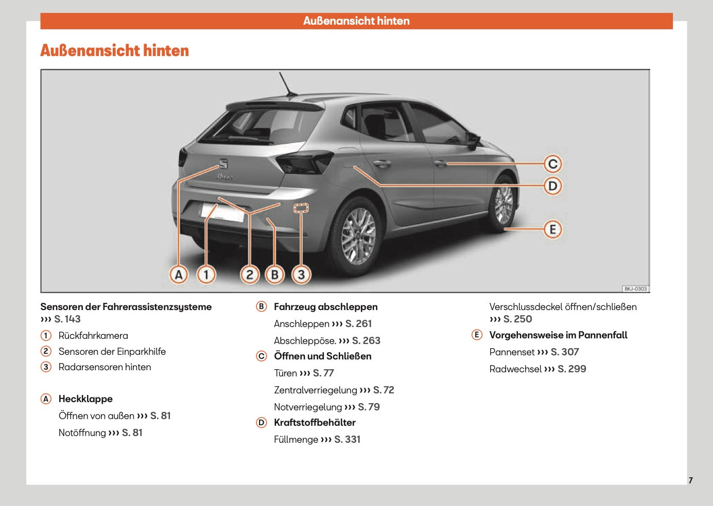 2024 Seat Ibiza Owner's Manual | German