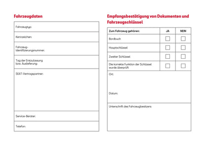 2026 Seat Ibiza Owner's Manual | German