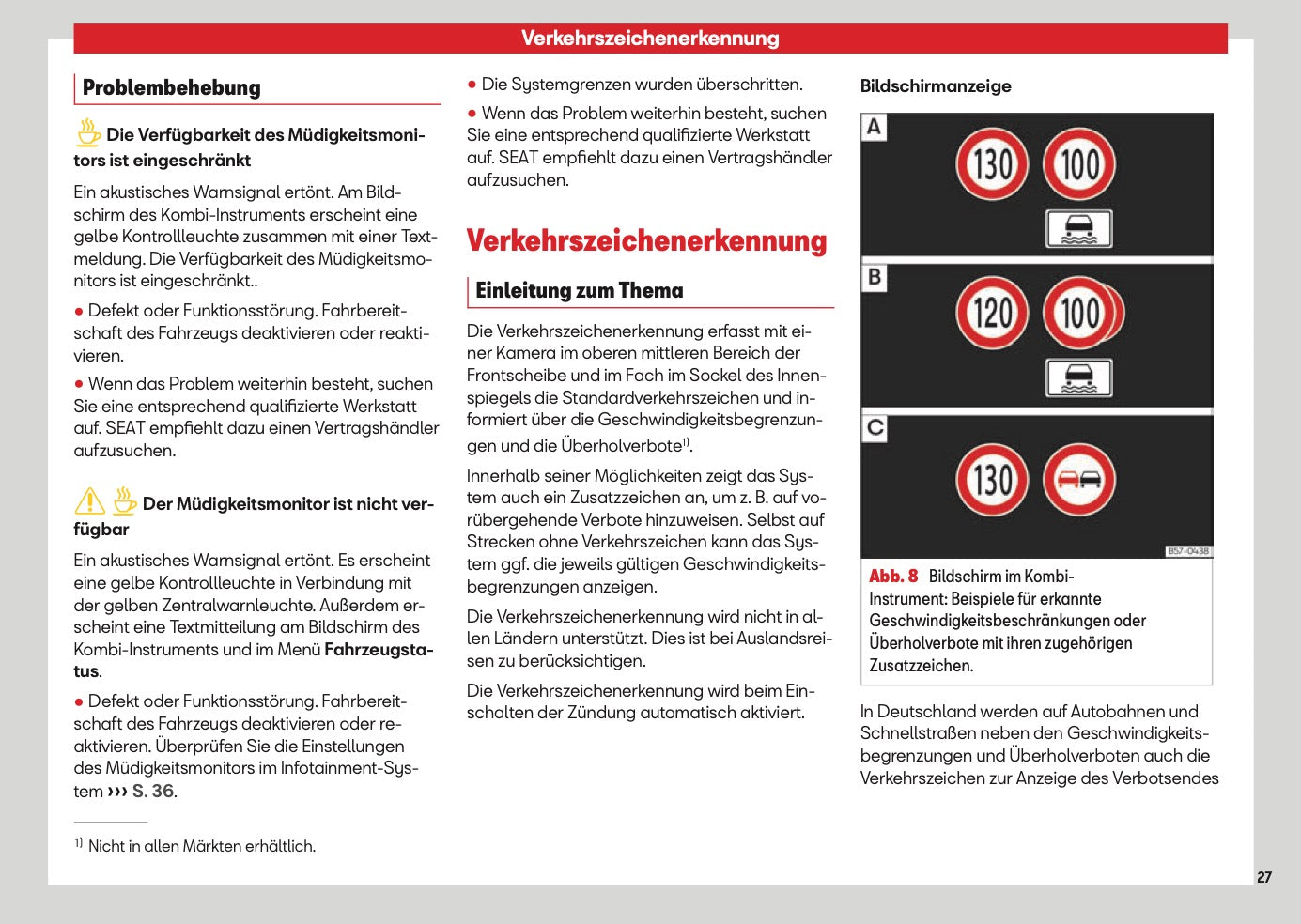2026 Seat Ibiza Owner's Manual | German