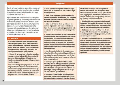 2020 Seat Leon/Leon Sportstourer Owner's Manual | Dutch