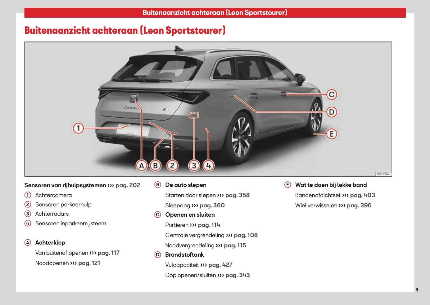 2026 Seat Leon/Leon Sportstourer Owner's Manual | Dutch