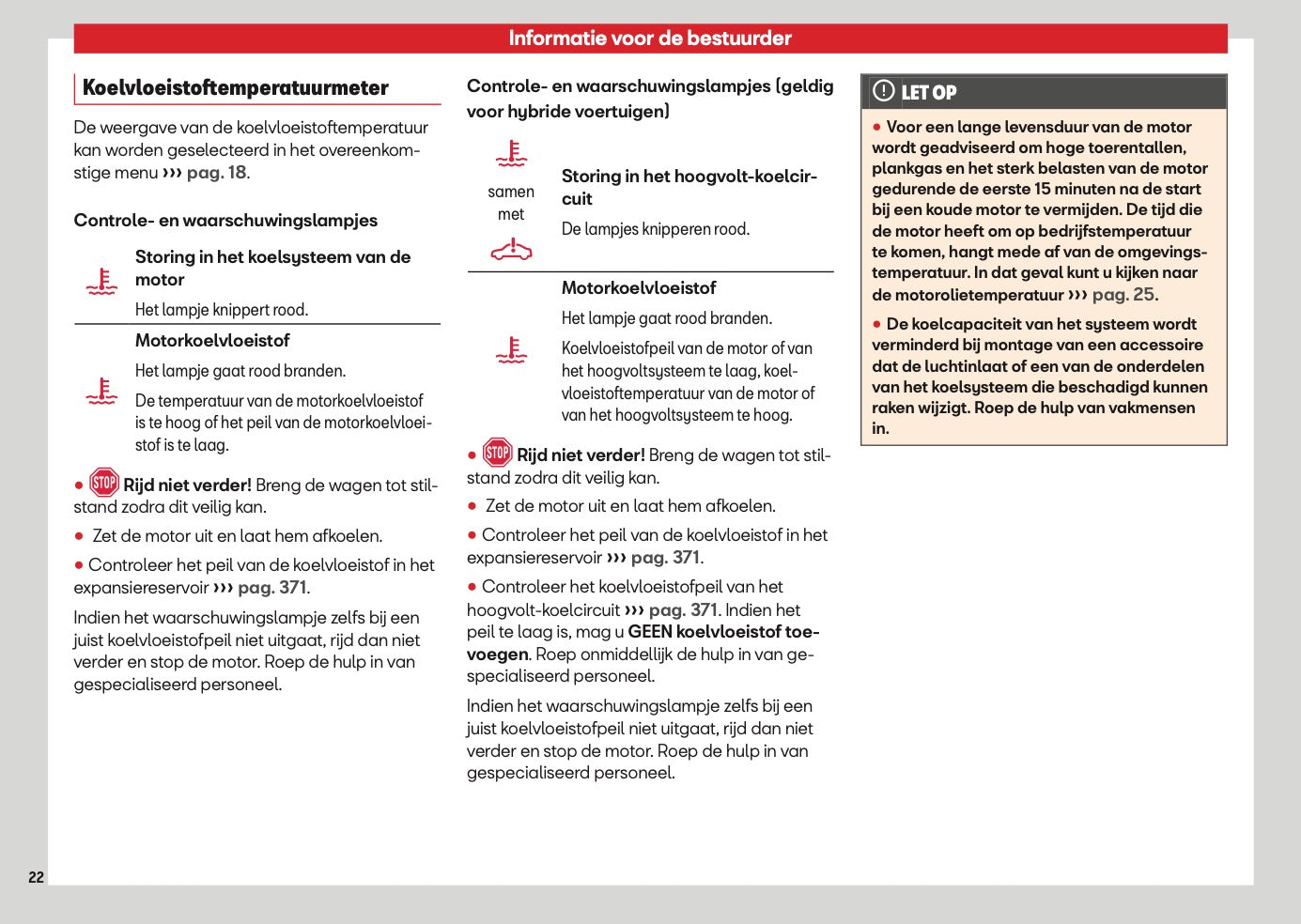 2026 Seat Leon/Leon Sportstourer Owner's Manual | Dutch