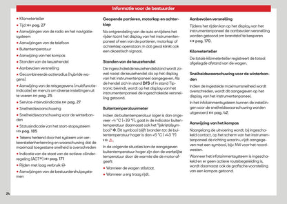 2026 Seat Leon/Leon Sportstourer Owner's Manual | Dutch