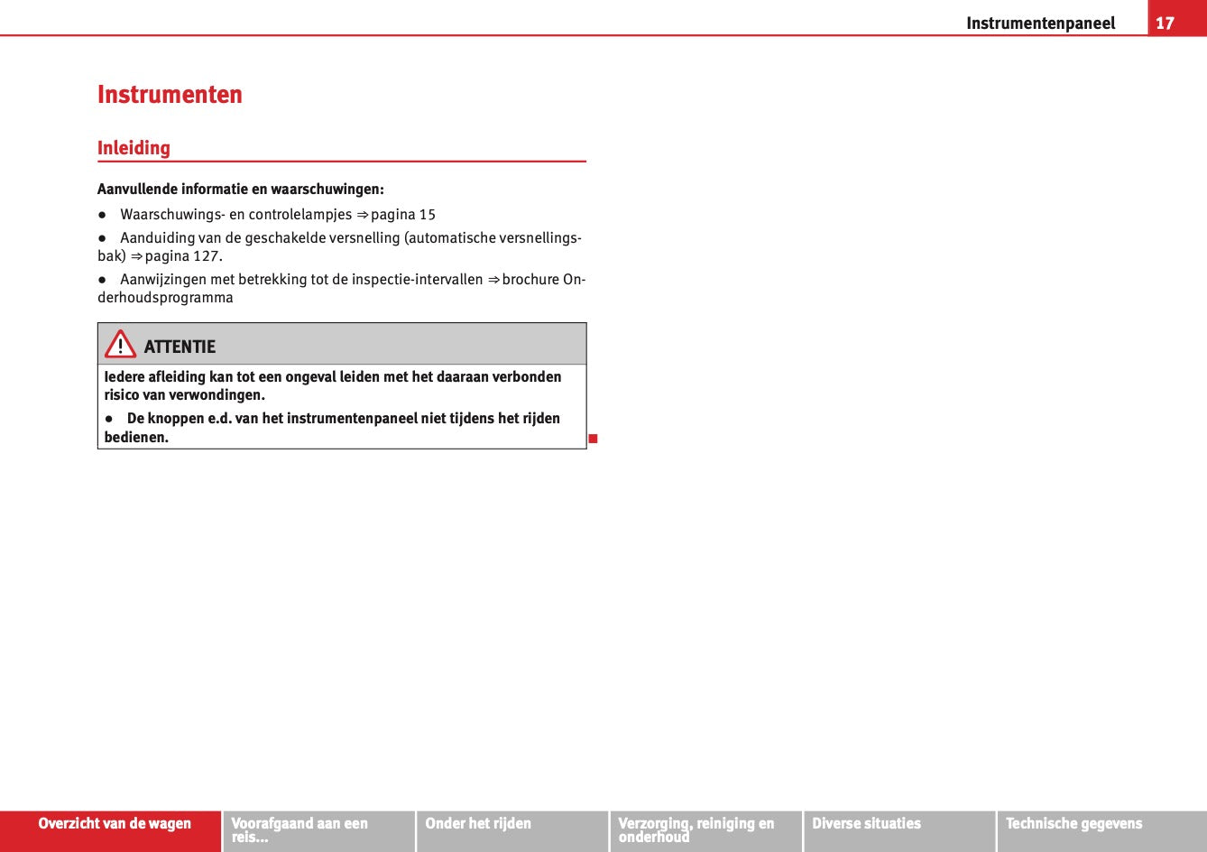2012-2013 Seat Mii Owner's Manual | Dutch
