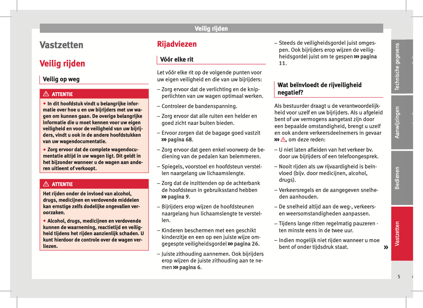 2015 Seat Mii Owner's Manual | Dutch