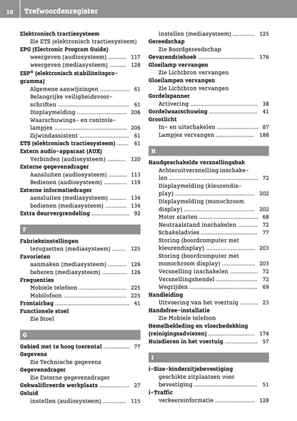 2018-2019 Smart ForTwo Owner's Manual | Dutch