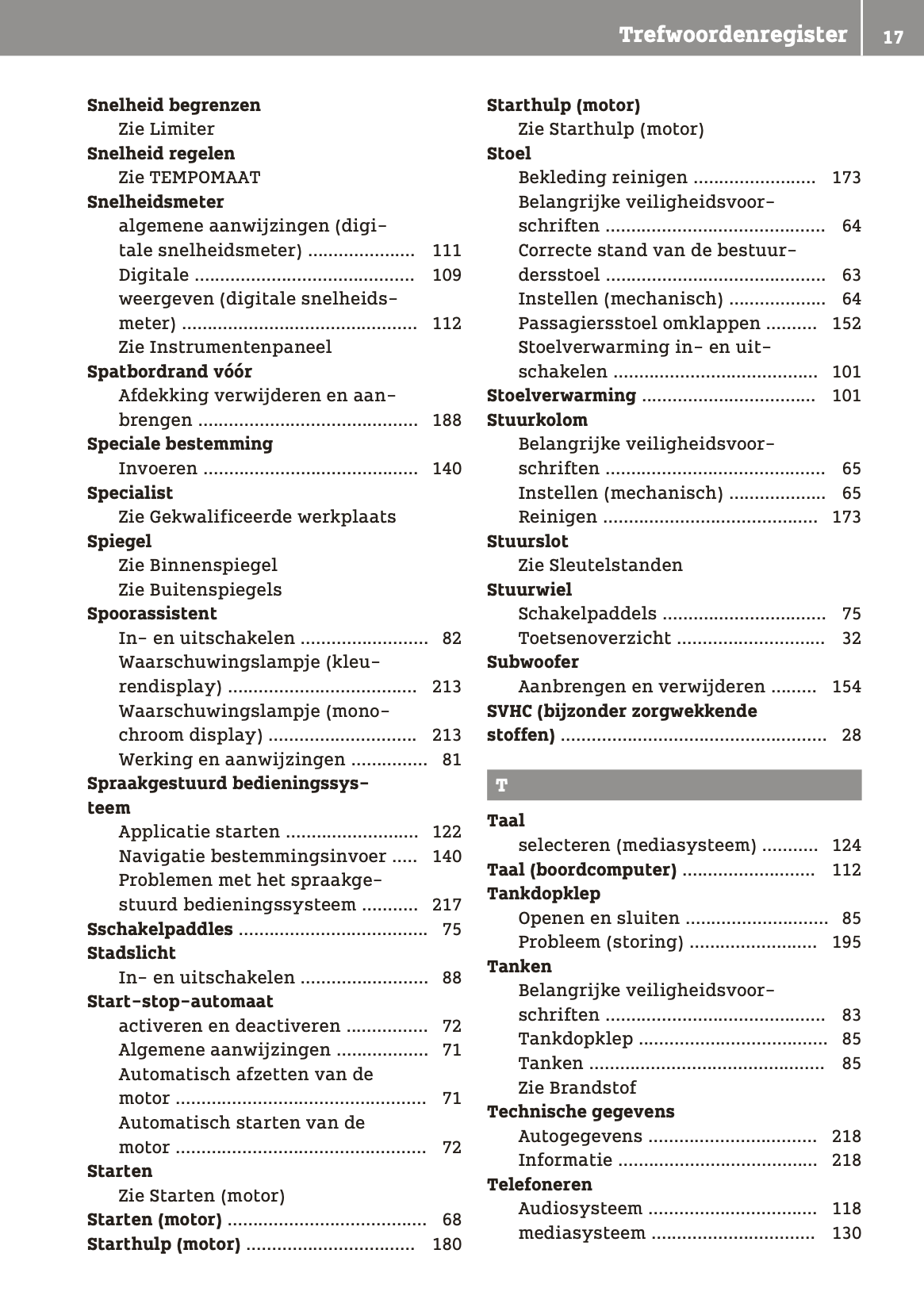 2018-2019 Smart ForTwo Owner's Manual | Dutch