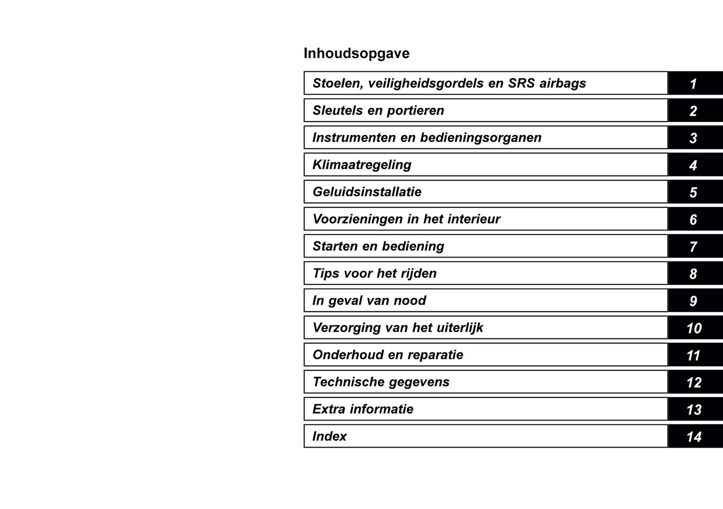 2024 Subaru XV e-BOXER Owner's Manual | Dutch