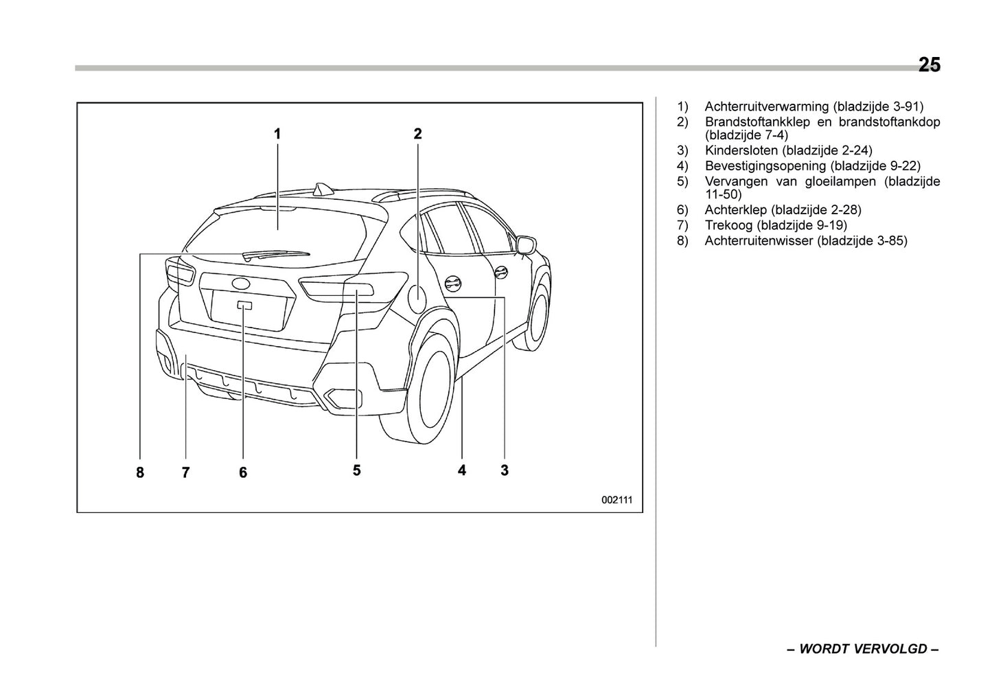 2024 Subaru XV e-BOXER Owner's Manual | Dutch